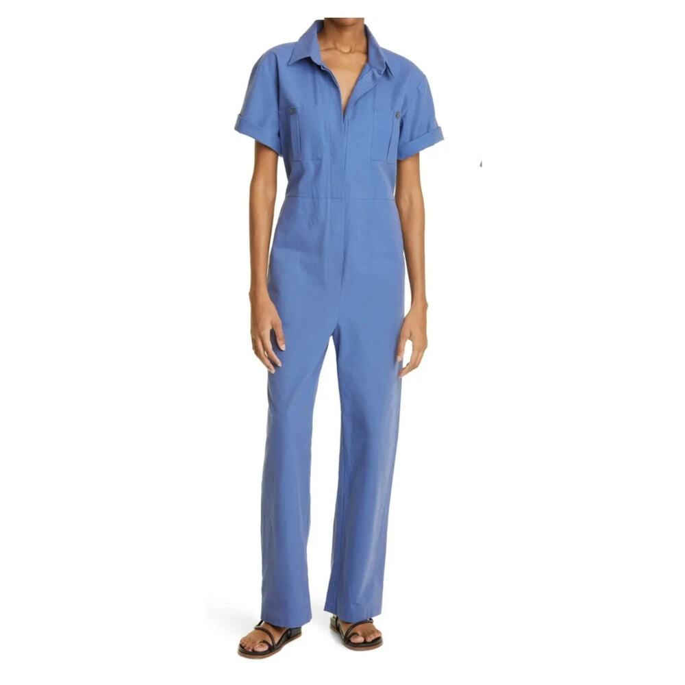 Mara Hoffman Kailyn Recycled Cotton Utility Jumpsuit Size Medium